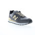 New Balance 574 U574LGG Mens Gray Suede Lace Up Lifestyle Sneakers Shoes