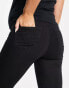 Topshop Maternity – Joni – Jeans in Schwarz mit Unterbauchbund Черный, W34 L32 - фото #3