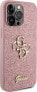 Фото #4 товара Guess Guess GUHCP15LHG4SGP iPhone 15 Pro 6.1" różowy/pink hardcase Glitter Script Big 4G