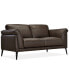 Фото #6 товара Keery 66.5" Leather Loveseat, Created for Macy's