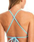 Women's X-Back Ribbed Bikini Top