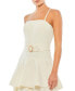 ფოტო #4 პროდუქტის Women's Ieena Belted Tiered Ruffle Sleeveless Midi Dress