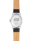 ფოტო #3 პროდუქტის Men's Disney Star Wars Honor Black Leather Strap Watch 46mm