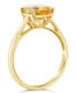 Фото #3 товара Citrine (2-1/2 ct. t.w.) Ring in 14K Yellow Gold