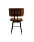 Фото #3 товара 2-Piece Leather Partridge Upholstered Counter Height with Footrest Stools Set