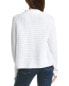 Forte Cashmere Rib Mock Cardigan Women's XL - фото #2