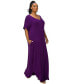 ფოტო #3 პროდუქტის Plus Size Scarlett Maxi Pocket Dress