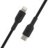 Фото #1 товара Belkin CAA004BT1MBK - 1 m - Lightning - USB C - Male - Male - Black