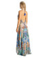 Фото #2 товара Платье-макси La Moda Clothing с тропическим принтом-халтерном для женщин