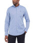 Фото #1 товара Men's Nelson Tailored-Fit Solid Button-Down Shirt