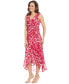 ფოტო #3 პროდუქტის Petite Floral-Print Ruffled Maxi Dress
