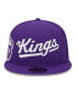 Фото #3 товара Men's Black Sacramento Kings Side Logo 9FIFTY Snapback Hat