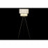 Напольный светильник DKD Home Decor Натуральный Чёрный Металл Пальмы полиэстер Колониальный (60 x 60 x 129 cm)