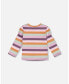 ფოტო #3 პროდუქტის Big Girls Printed T-Shirt Multicolor Stripe