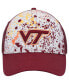 Бейсболка Colosseum мужская серая, бордовая Virginia Tech Hokies Love FernSnapback Gray, Maroon - фото #2