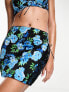 Фото #5 товара We Are We Wear floral printed micro skirt in black and blue