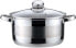 Kinghoff KH-4331 Stainless Steel Cooking Pot with Lid 6.0 L 24 cm