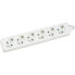 Фото #1 товара Сетевой фильтр Inline Socket strip - 6-way earth contact CEE 7/3 - white - 5m