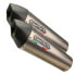 Фото #1 товара GPR EXHAUST SYSTEMS GP Evo4 Titanium Dual Slip On Dorsoduro 1200 11-16 Homologated Muffler