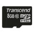 Transcend microSDXC/SDHC Class 10 8GB - 8 GB - MicroSDHC - Class 10 - NAND - 90 MB/s - Black