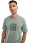 Фото #1 товара Armani Exchange t-shirt with square logo in green