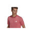 Фото #4 товара Мужская спортивная футболка красная однотонная  	Adidas Aeroready Designed TO Move