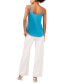 ფოტო #4 პროდუქტის Women's Spaghetti Strap Chiffon-Trim Camisole