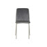 Dining Chair DKD Home Decor Grey Metal Polyester (44 x 46 x 90 cm)