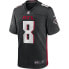 FANATICS Nfl Atlanta Falcons Kyle Pitts 8 Home Game short sleeve v neck T-shirt