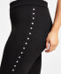 Plus Size Side-Studded Leggings, Created for Macy's