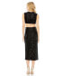 Women's Ieena Sequin Front Twist Cut Out Column Dress