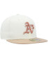 Men's Cream Oakland Athletics Chrome Camel Rust Undervisor 59FIFTY Fitted Hat