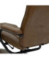 Фото #20 товара Contemporary Multi-Position Recliner & Ottoman W/ Wrapped Base