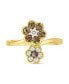 Фото #2 товара Chocolate Diamond® & Vanilla Diamonds® Ring (3/8 ct. t.w.) in 14k Rose, Yellow or White Gold