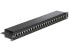 Фото #2 товара Delock 43298 - RJ-45 - Black - Rack mounting - 1U - 483 mm - 44 mm