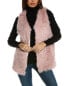 Фото #1 товара Surell Accessories Shaggy Vest Women's Pink
