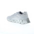 Reebok Zig Dynamica 4 Womens Gray Canvas Lace Up Lifestyle Sneakers Shoes