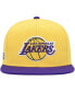 Men's Gold, Purple Los Angeles Lakers Side Core 2.0 Snapback Hat