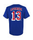 ფოტო #3 პროდუქტის Big Boys Alexis Lafreniere Blue New York Rangers Player Name and Number T-shirt