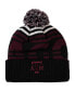 Фото #2 товара Men's Black and Maroon Texas A&M Aggies Colossal Cuffed Knit Hat with Pom