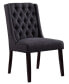 Фото #4 товара Newport Upholstered Side Chairs with Tufted Back, Set of 2