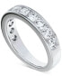 ფოტო #3 პროდუქტის Diamond Channel Set Band (1/2 ct. t.w.) in 14k White Gold