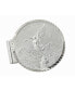 ფოტო #1 პროდუქტის Men's Sterling Silver Diamond Cut Coin Money Clip with Mexican Libertad 1 Oz Silver Coin