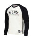 Фото #2 товара Men's Cream Vegas Golden Knights Legendary Slub Vintage-Like Raglan Long Sleeve T-shirt