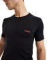 Hugo Bodywear triplet pack t-shirt in black