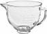 KitchenAid Clear Glass Bowl with Handle / Silicone Lid 4.8 L