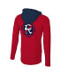 ფოტო #2 პროდუქტის Men's Red New England Revolution Tradition Raglan Hoodie Long Sleeve T-shirt