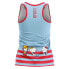 OTSO Hello Kitty Stripes sleeveless T-shirt Красно-синий, L - фото #3