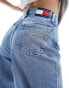 Фото #4 товара Tommy Jeans Clare high waisted wide leg jeans in light wash