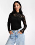 Фото #2 товара New Look long sleeve lace body in black